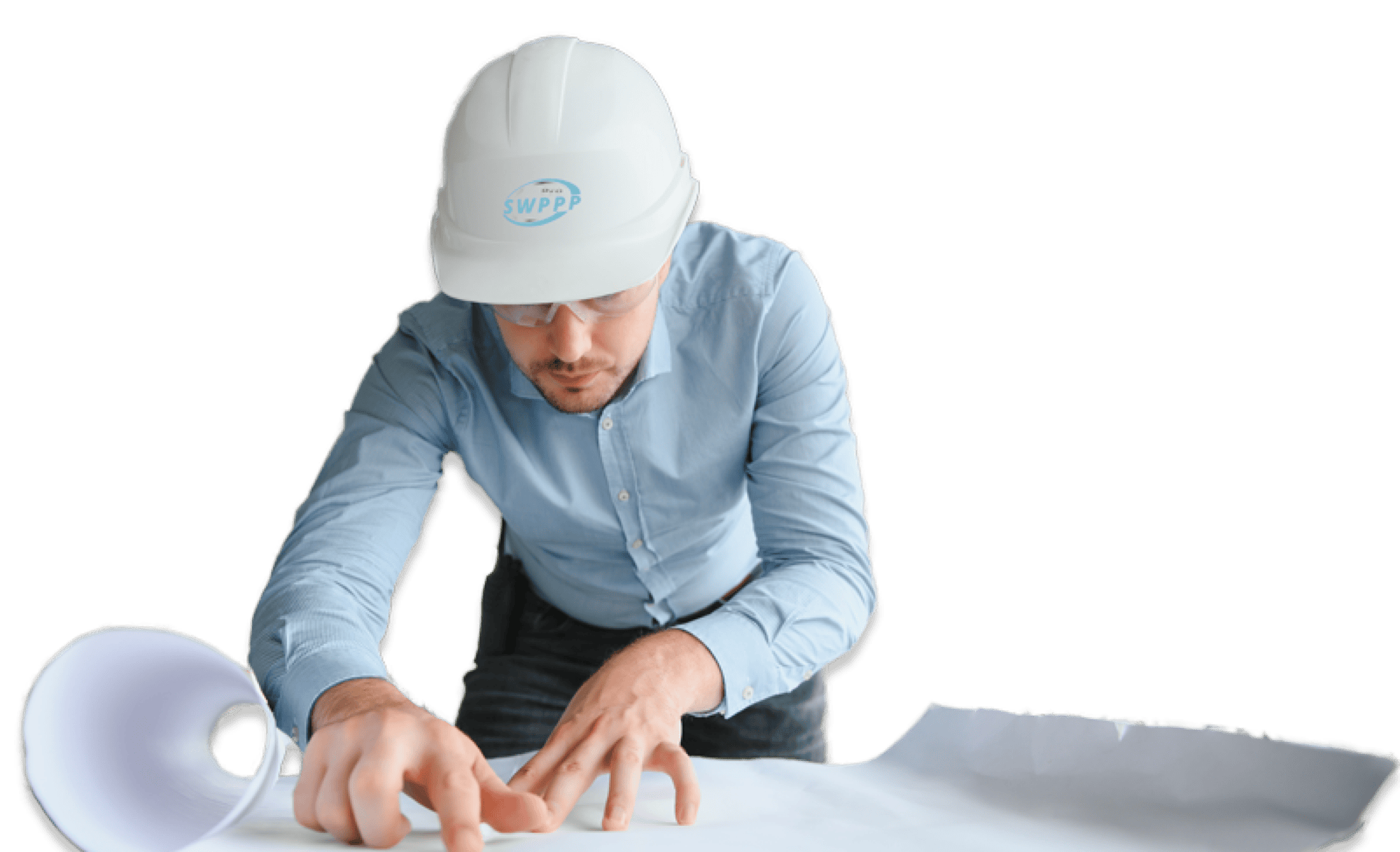 Engineer Studying Plans Engineer Studying Plans