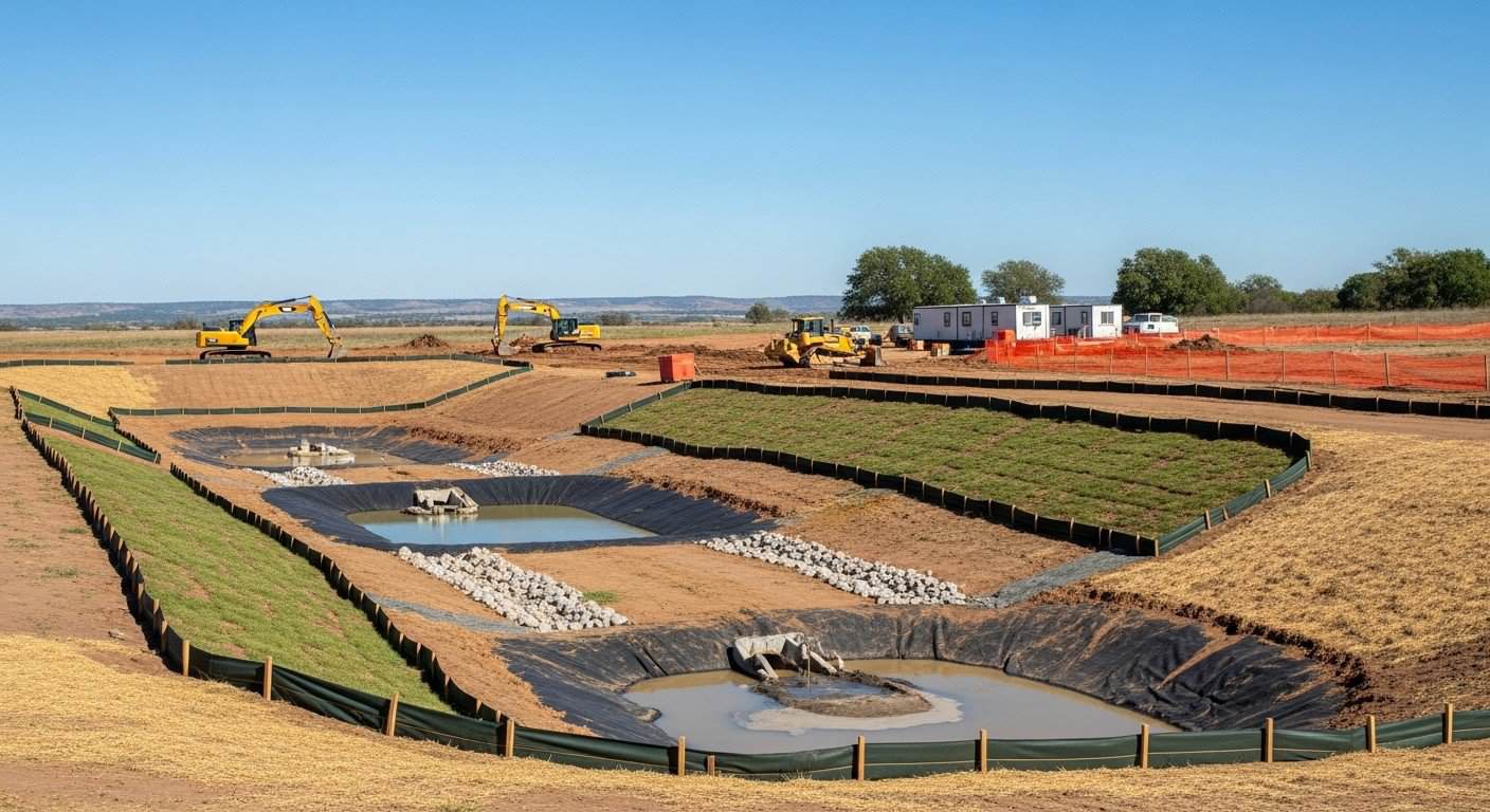Multi-acre construction project, Oklahoma SWPPP Requirements