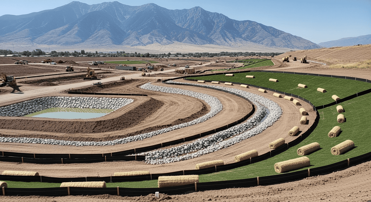 Utah Construction Site looking at SWPPP requirements for the project site